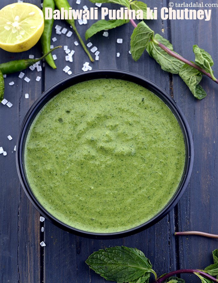 Calories in Dahiwali Pudina ki Chutney, Dahiwali Hari Chutney