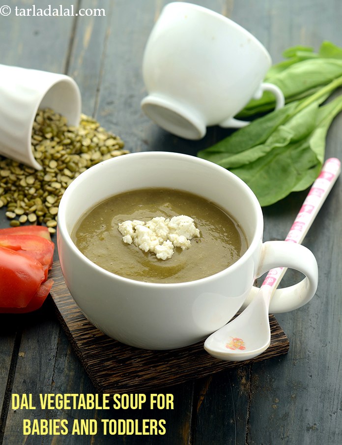 Dal and Vegetable Soup ( Baby and Toddler)