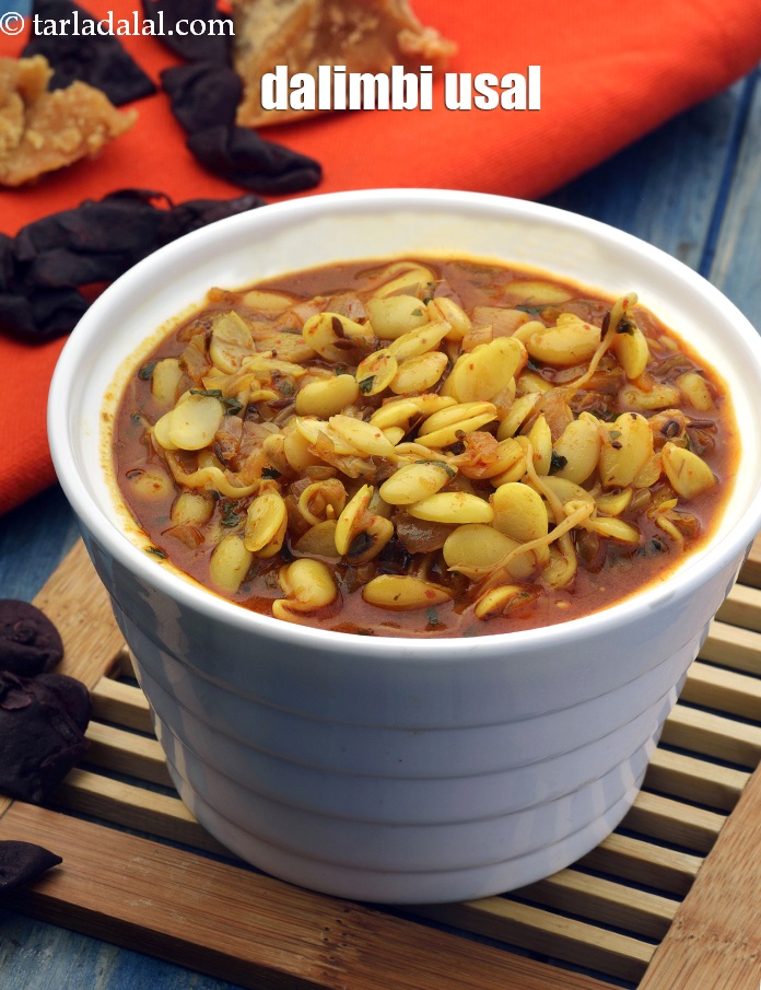 Calories in Dalimbi Usal, Val Usal, Maharashtrian Vaal