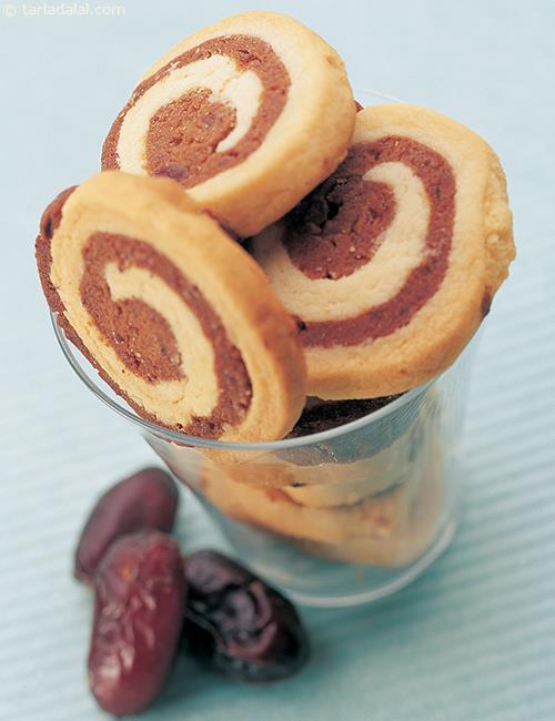 Date and Chocolate Pinwheels