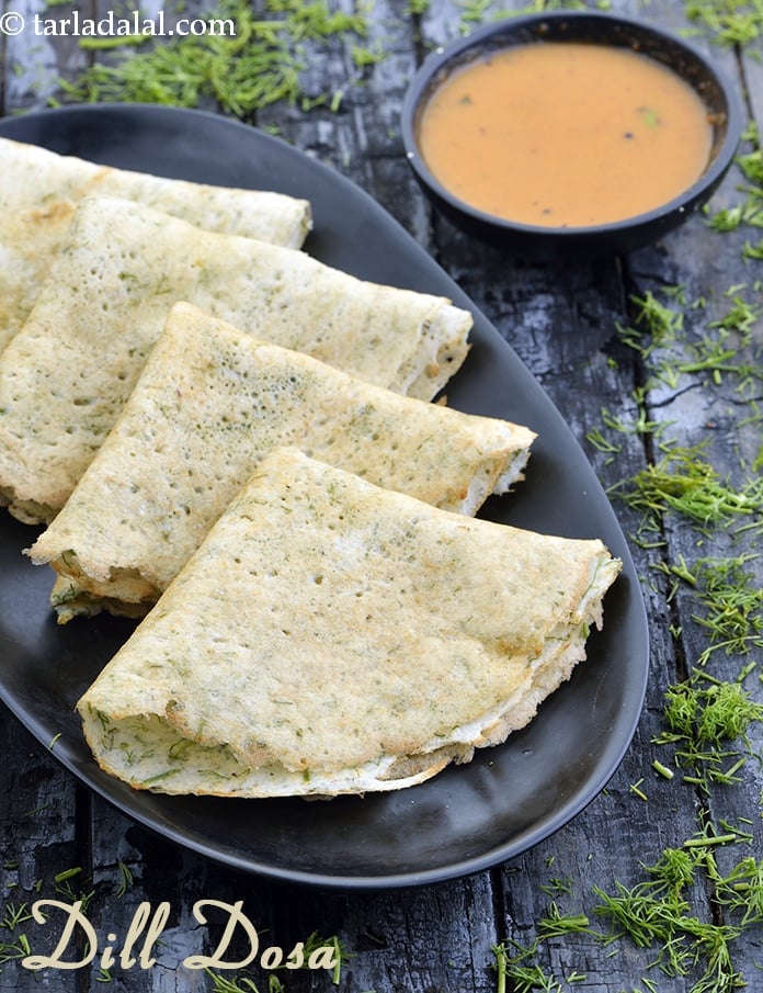 Calories in Dill Dosa, Shepu Cha Dosa