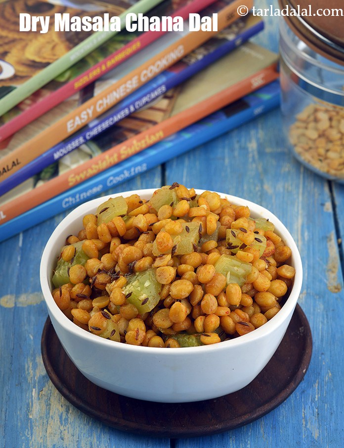 Calories in Dry Masala Chana Dal, Jain Cucumber Chana Dal Sabzi