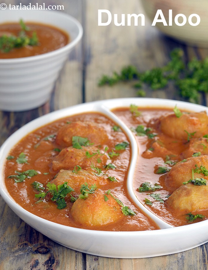 Calories in Dum Aloo, Popular Restaurant Style Punjabi Dum Aloo Recipe