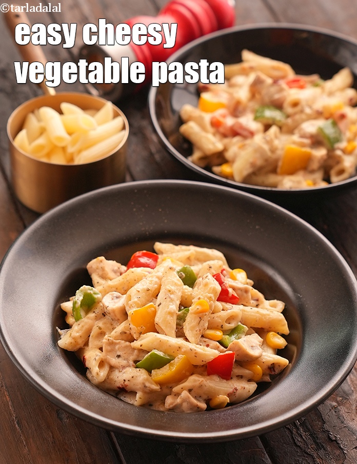Calories in Easy Cheesy Vegetable Pasta