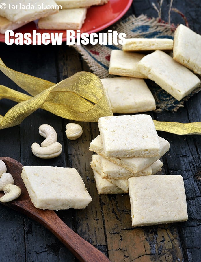 Calories in Eggless Cashew Biscuit, Indian Kaju Biscuit