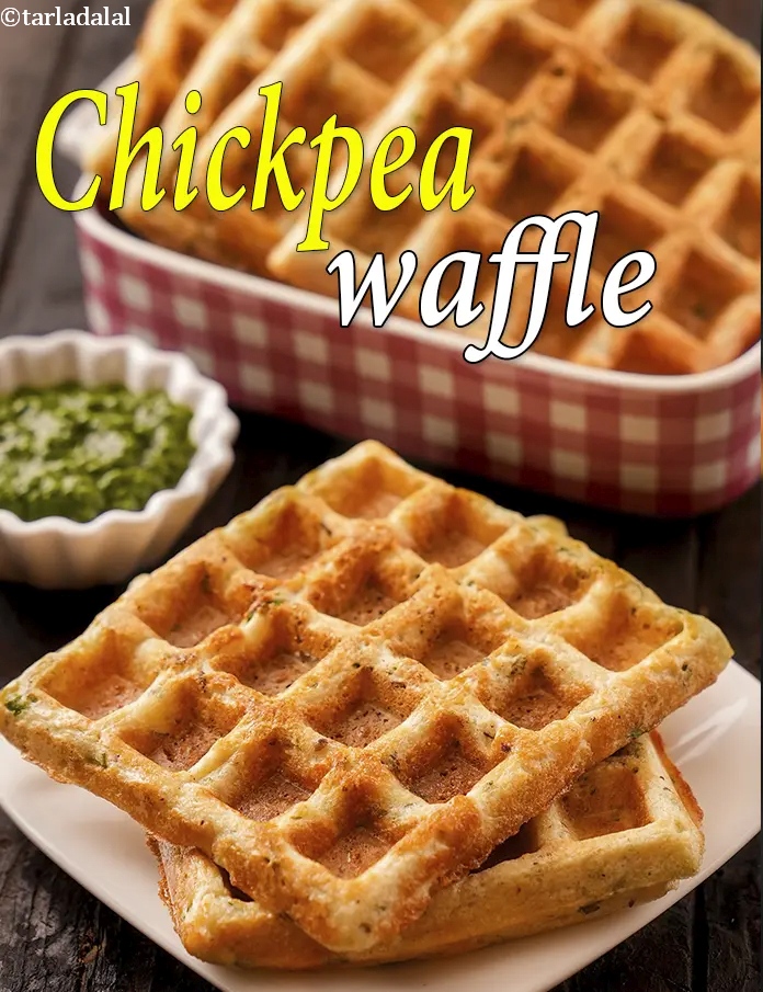 Eggless Chickpea Waffle