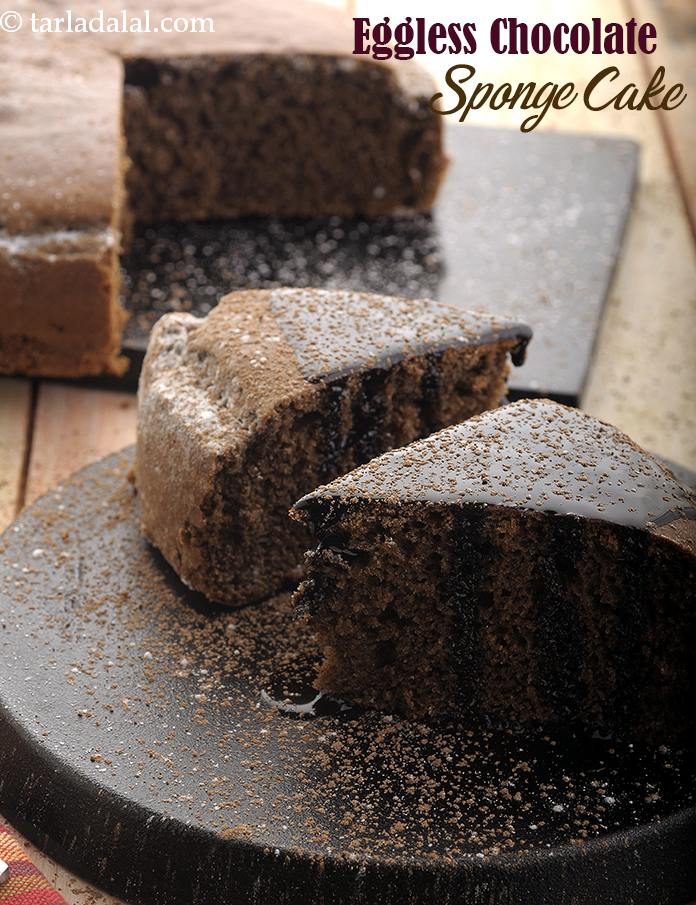 Calories in Indian Style Eggless Chocolate Sponge Cake