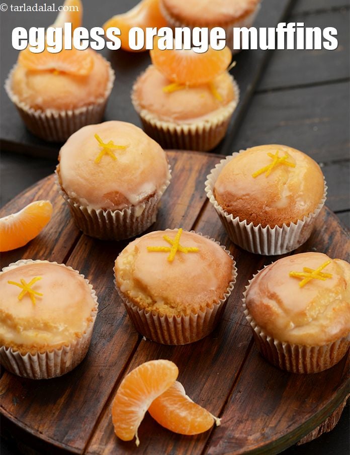 Calories in Eggless Orange Muffins Recipe