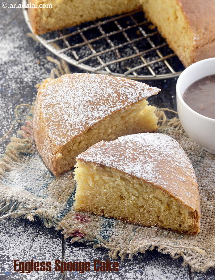 Eggless Sponge Cake