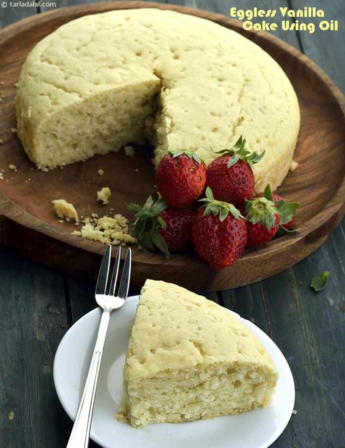 Calories in Eggless Vanilla Cake Using Oil ( Cakes and Pastries )