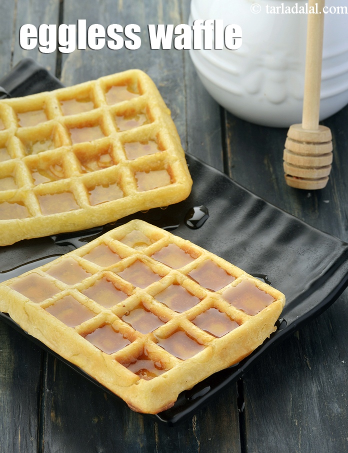 Eggless Waffle Recipe, Indian Style Eggless Waffle