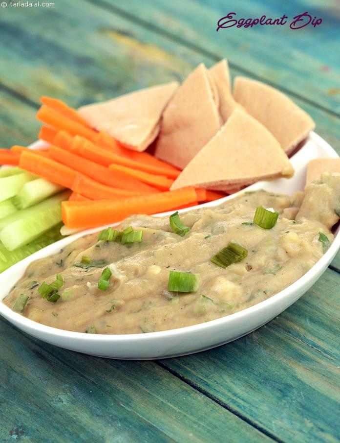 Eggplant Dip, Veg Baba Ganoush, Roasted Eggplant Dip