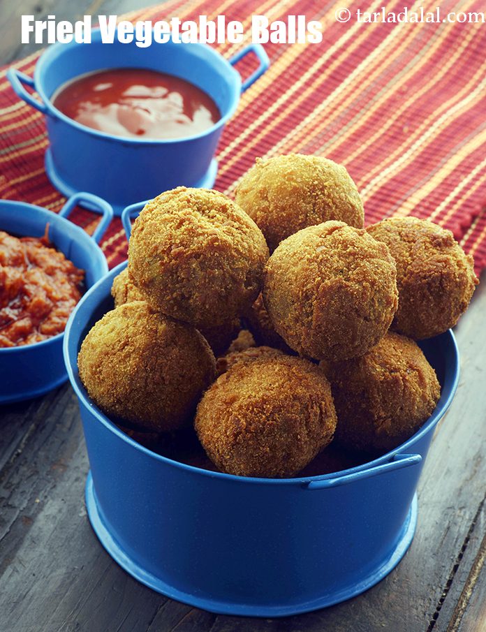 Calories in Fried Vegetable Balls, Starter