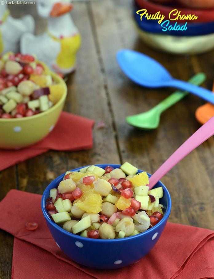 Chana Salad for Kids and Toddlers