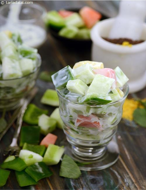 Cucumber, Capsicum and Celery Salad