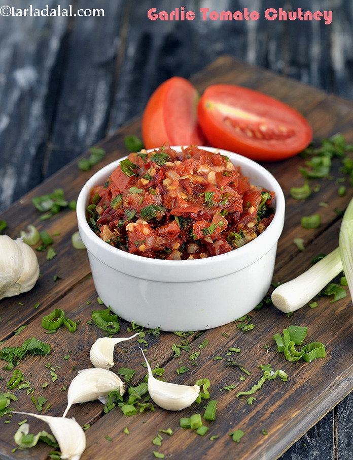Garlic Tomato Chutney, Tomato Garlic Chutney