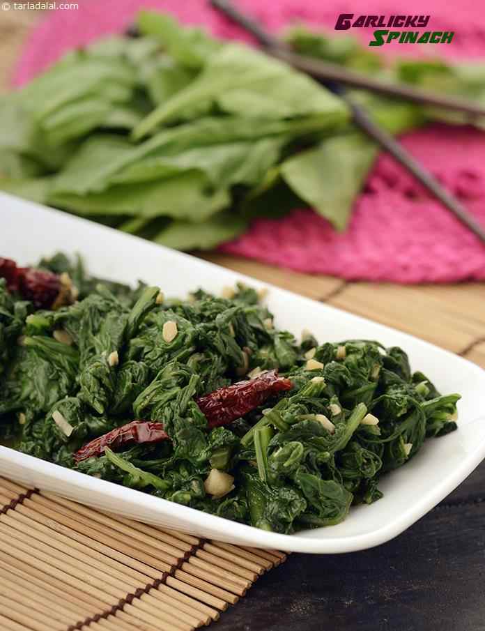 Garlicky Spinach