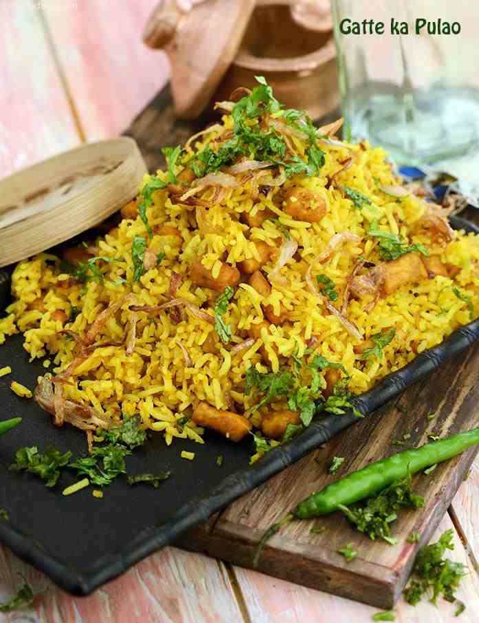 Calories in Gatte ka Pulao, Rajasthani Gatte Ka Pulao