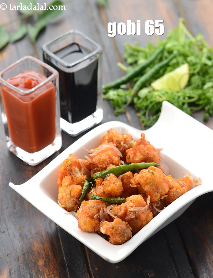 Calories in Gobi 65, Cauliflower 65 Restaurant Style