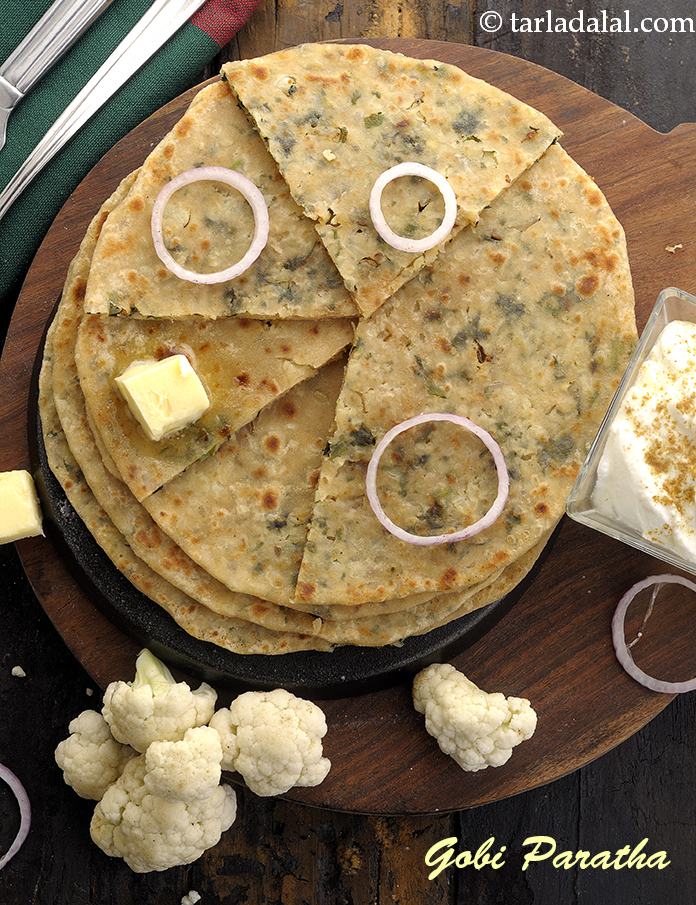 Gobi Paratha,  Punjabi Gobi Paratha