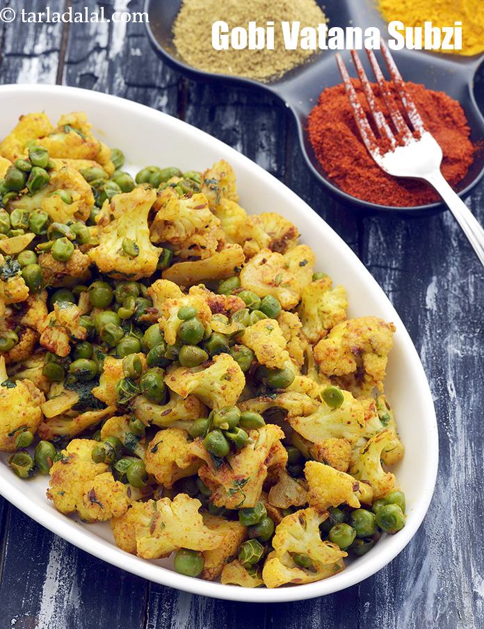Gobi Vatana Subzi, Cauliflower Vatana Nu Shaak