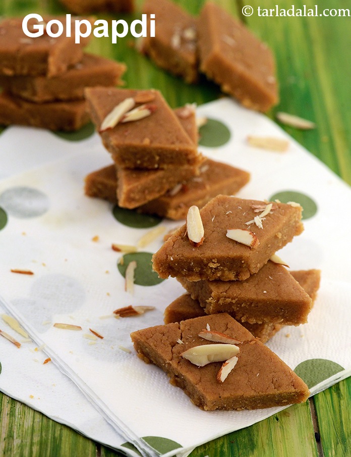 Calories in Golpapdi, Gujarati Gol Papdi Recipe