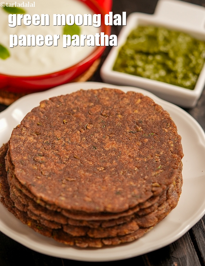 Calories in Green Moong Dal Paneer Paratha ( Gluten Free)