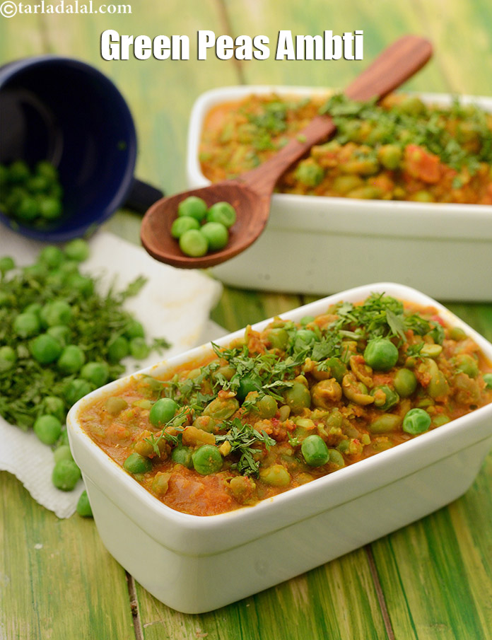 Green Peas Amti, Maharashtrian Matar Ambti