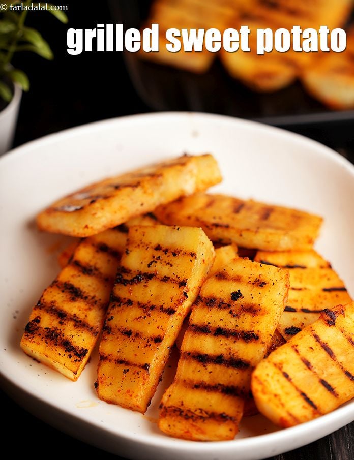 Calories in Grilled Sweet Potato, Grilled Shakarkand