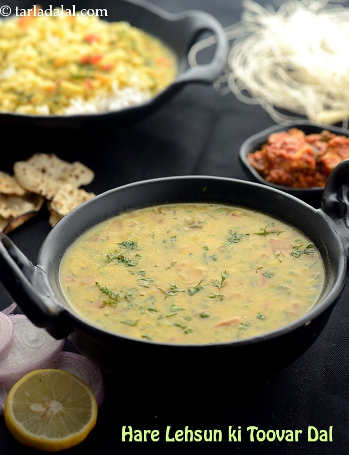 Calories in Hare Lehsun ki Toovar Dal