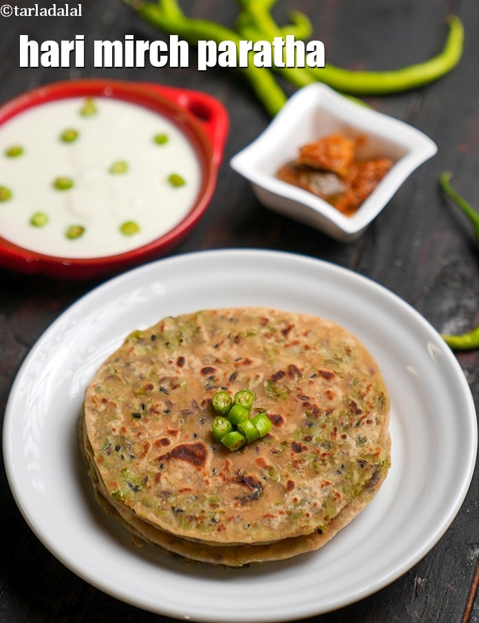 Calories in Hari Mirchi Paratha, Green Chilli Paratha
