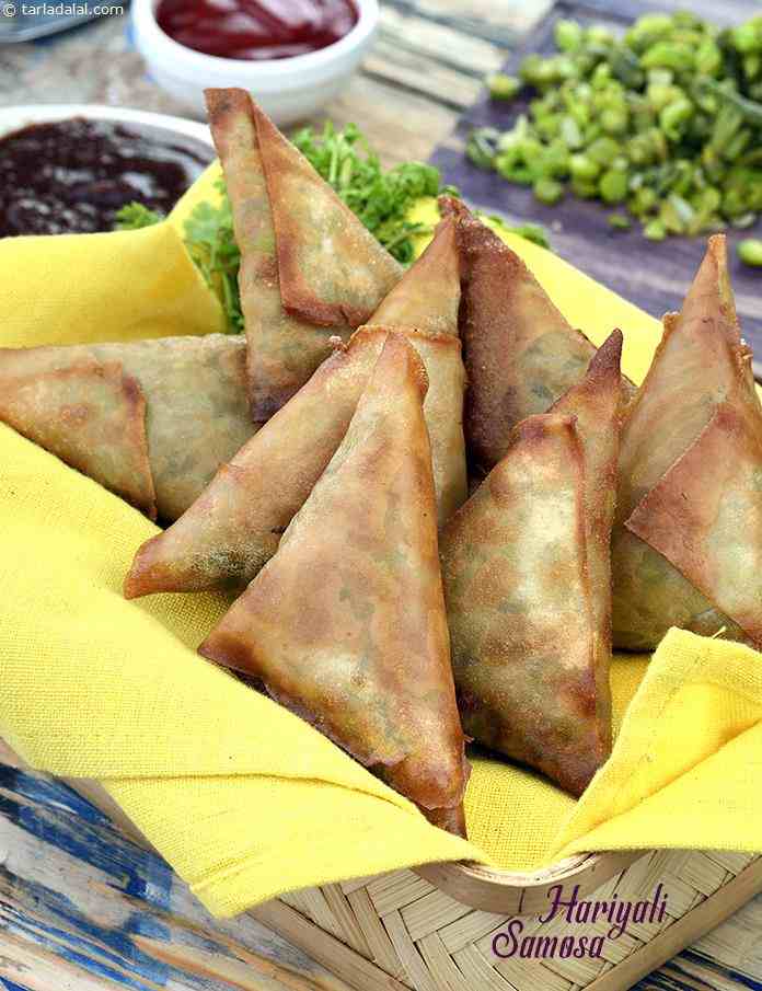 Hariyali Samosa, Vatana Samosa, Green Peas Samosa