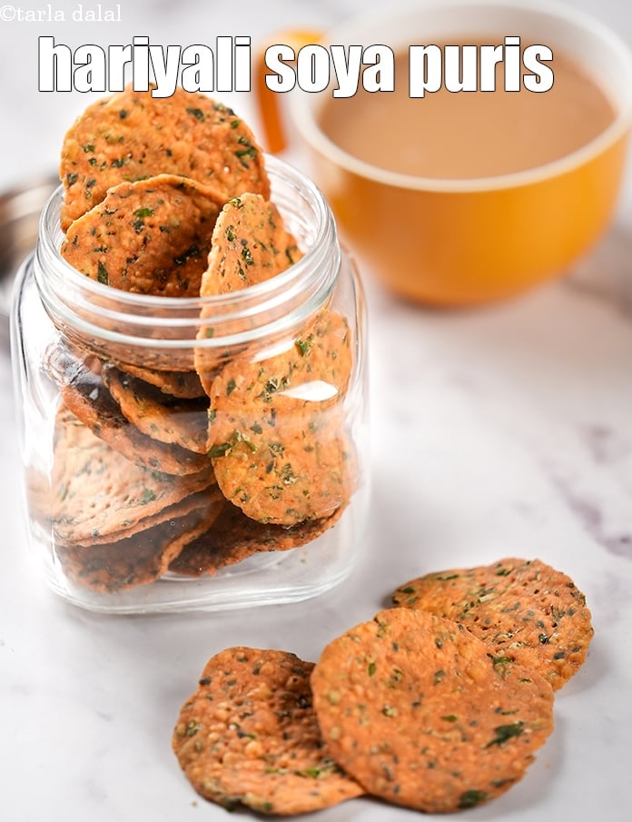 Calories in Hariyali Soya Puris