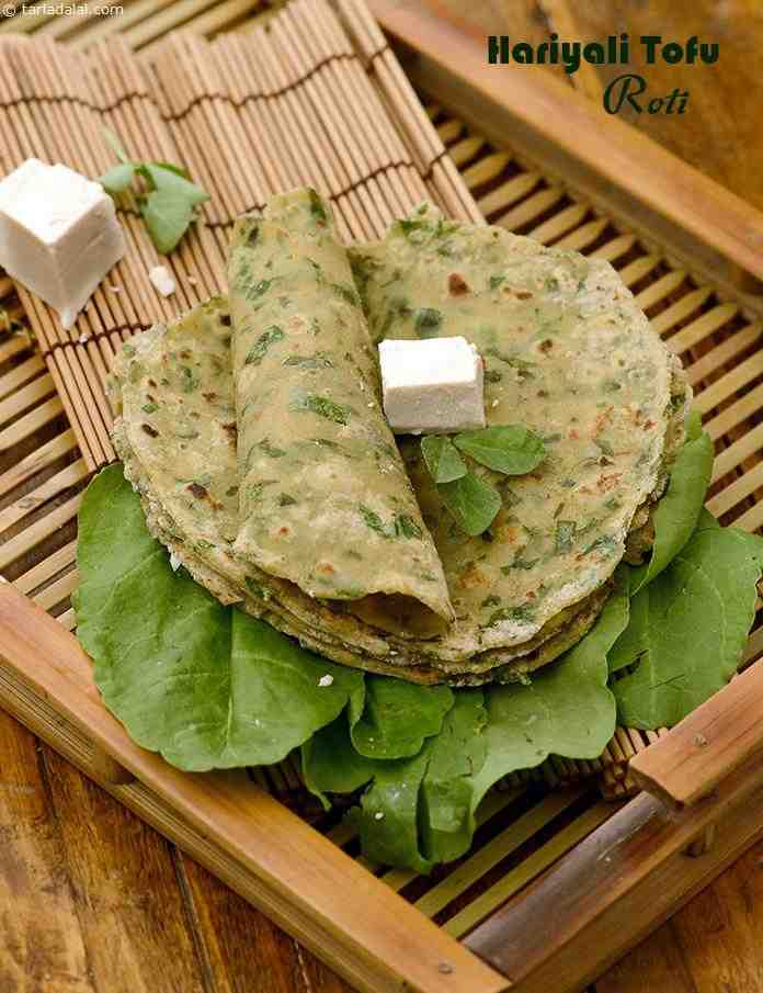Hariyali Tofu Roti