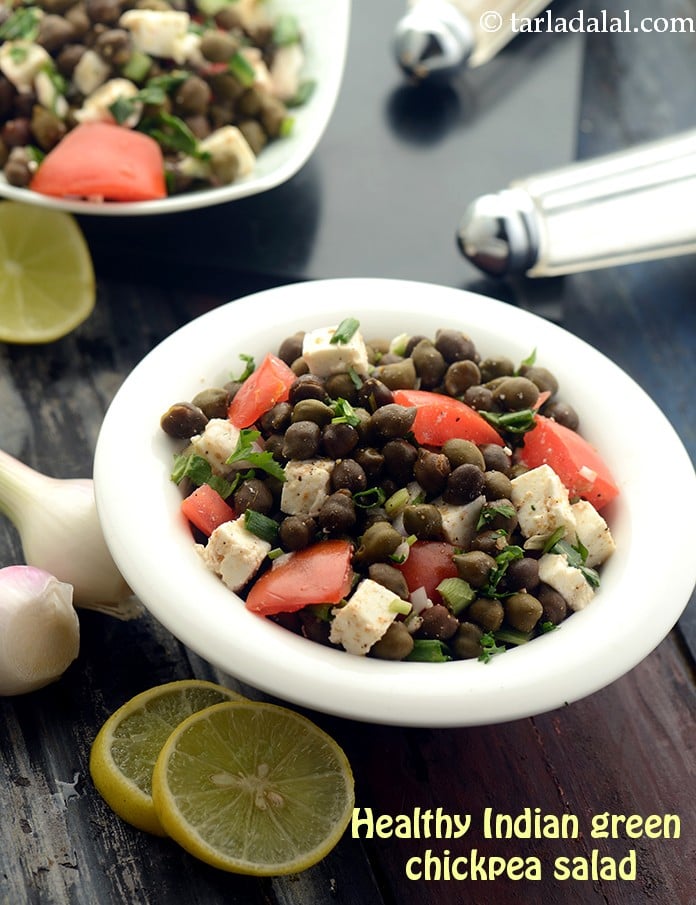 Calories in Healthy Indian Green Chickpea Salad