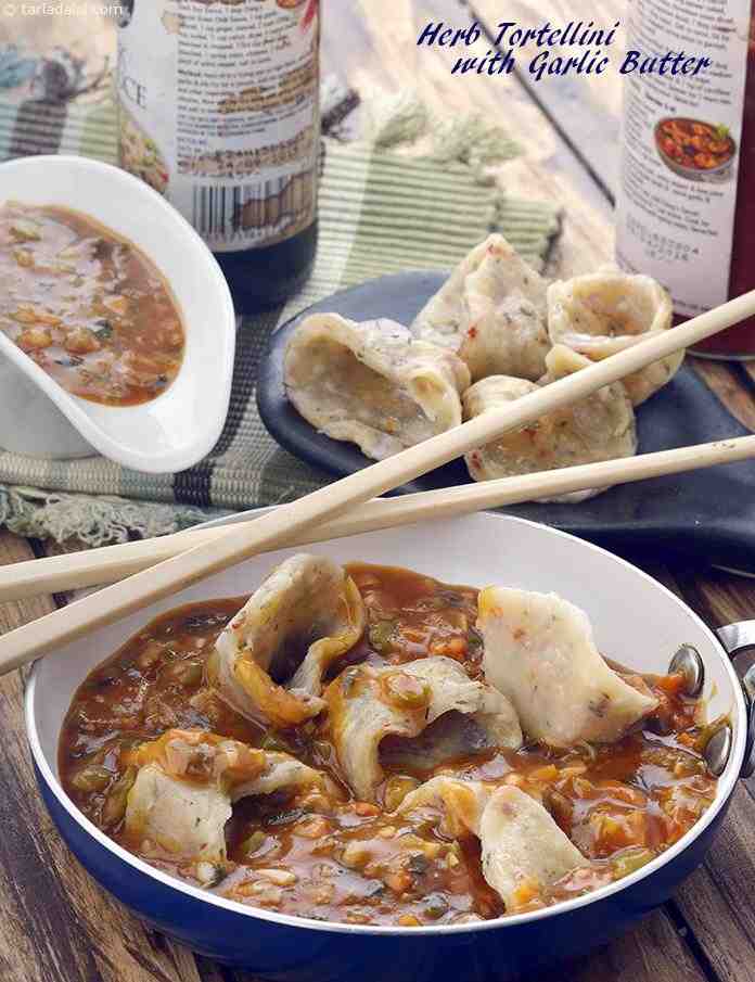 Calories in Herb Tortellini with Garlic Butter