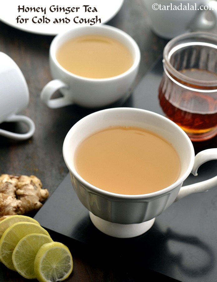 Honey Ginger Tea for Cold and Cough