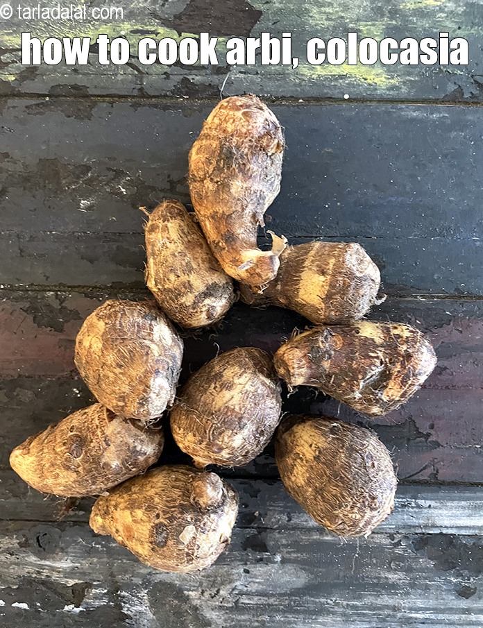 Calories in How To Cook Arbi, Colocasia