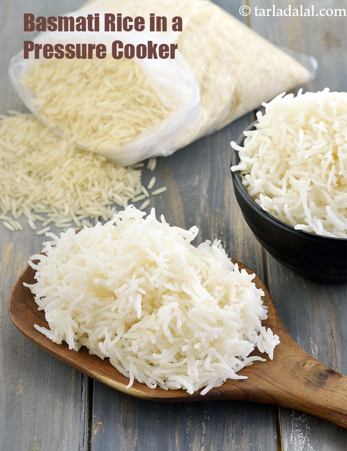 Calories in How To Make Basmati Rice in A Pressure Cooker, Indian Style