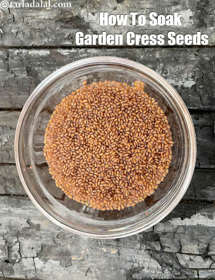 Calories in How To Soak Garden Cress Seeds