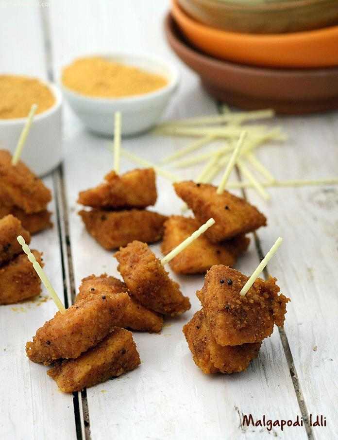 Calories in Milagai Podi Idli, Podi Idli