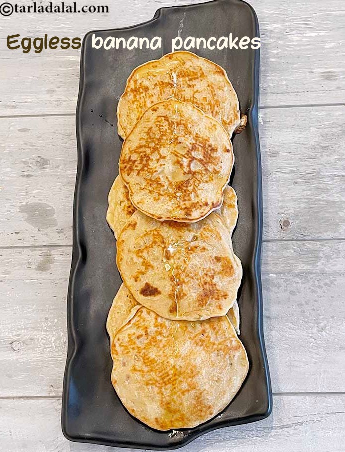 Calories in Indian Style Eggless Banana Nut Pancake