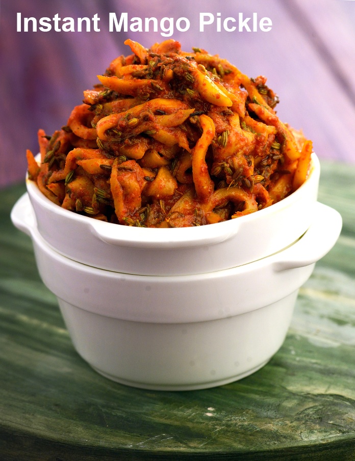 Instant Mango Pickle (  Achaar Aur Parathe)
