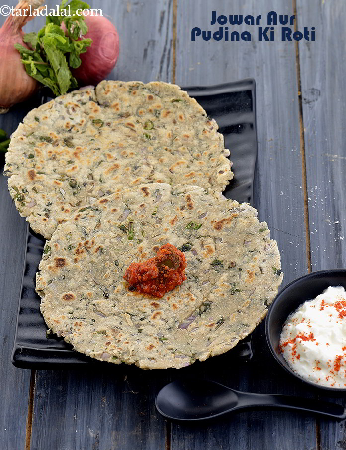 Jowar Aur Pudina ki Roti