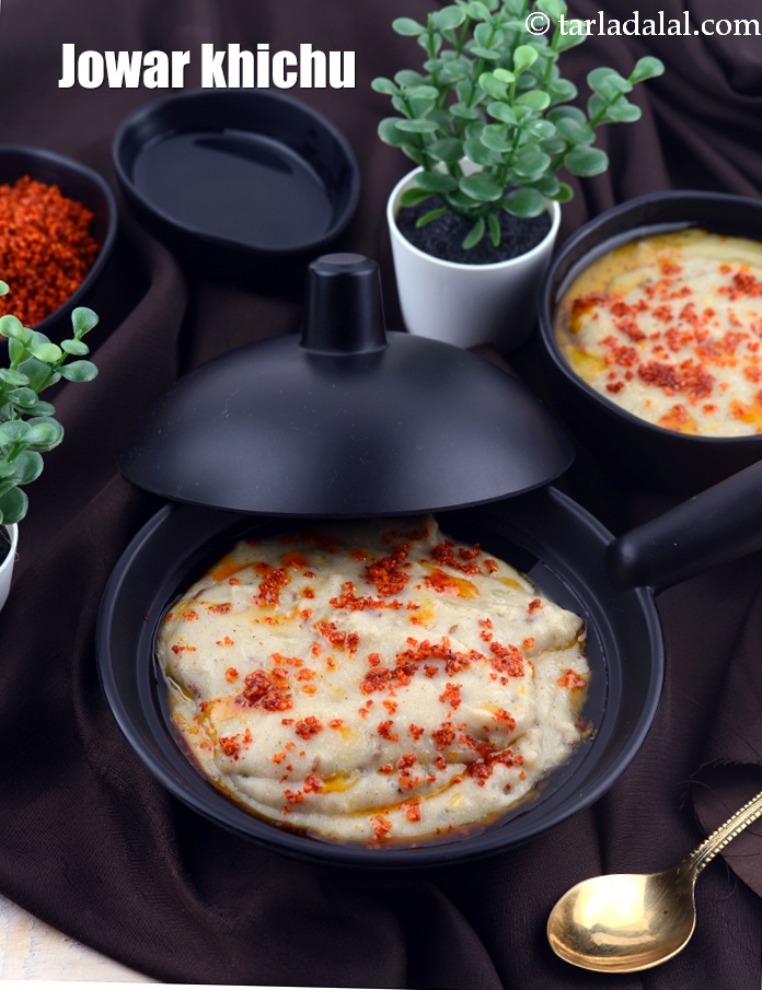 Calories in Jowar Khichu, Indian Jowar Flour Khichu