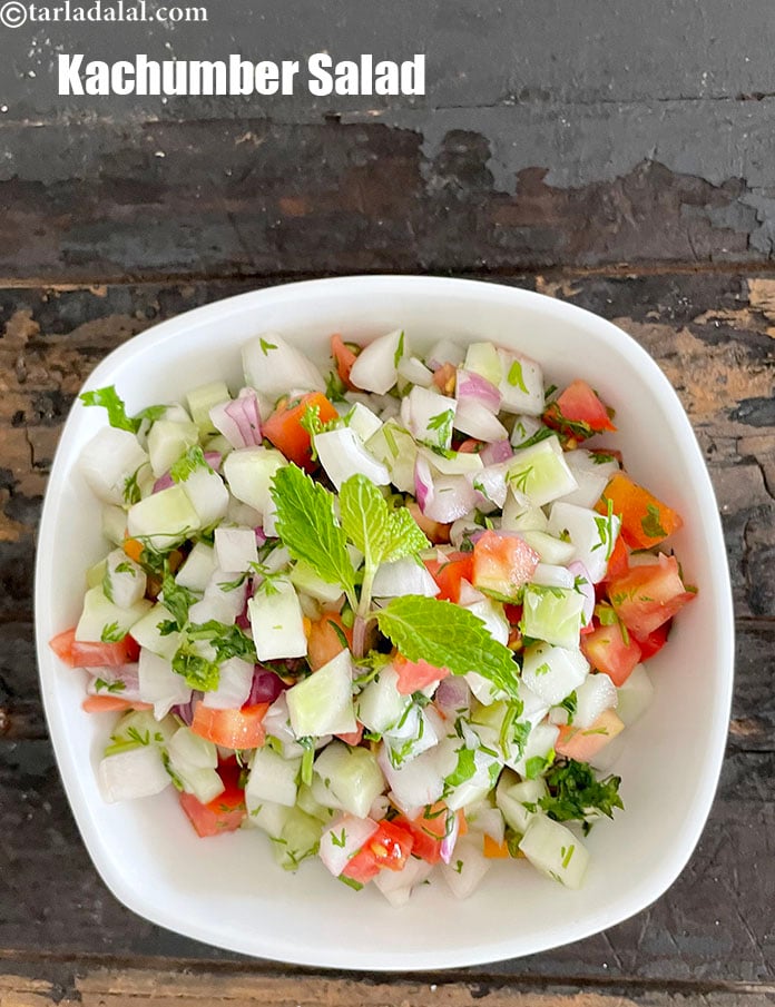Calories in Kachumber Salad, Gujarati Kachumber Salad