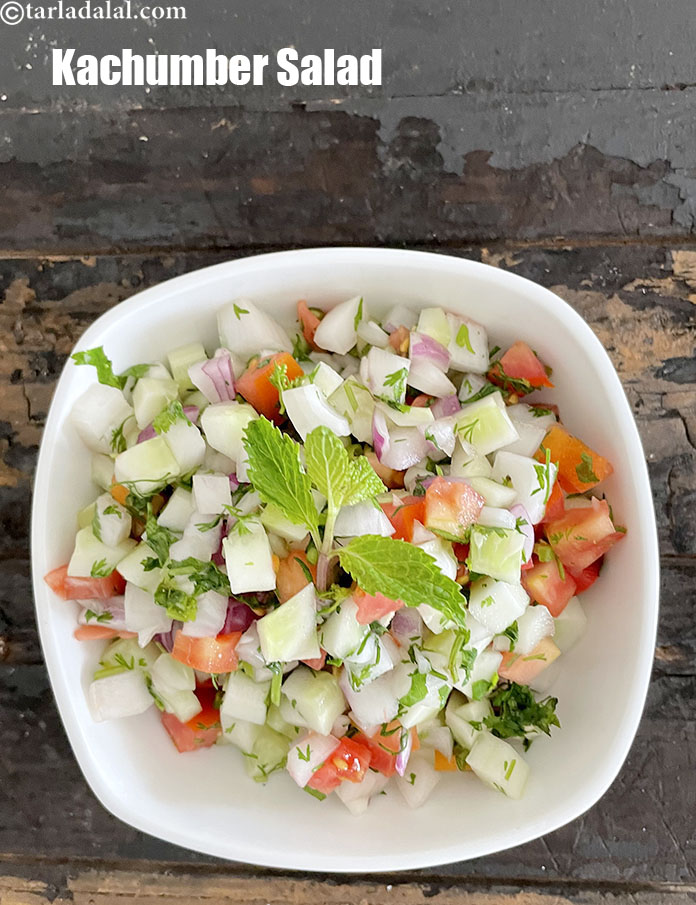 Kachumber Salad, Gujarati Kachumber Salad