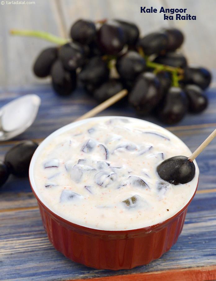 Calories in Kale Angoor ka Raita