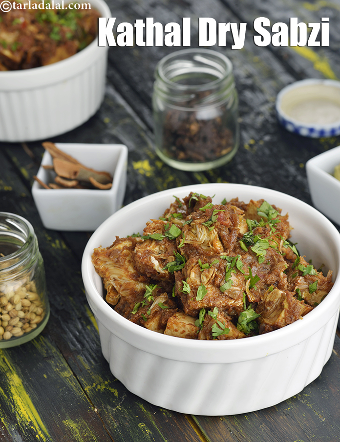 Calories in Kathal Dry Sabzi, Maharashtrian Jackfruit Subzi