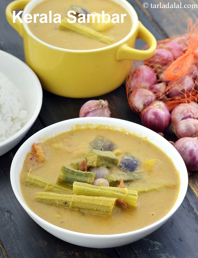 Kerala Sambar, Kerala Sambhar with Coconut